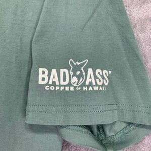Badass Coffee Hawaii T Shirt Green Brew Good Do Good Graphic Tee Adult Small